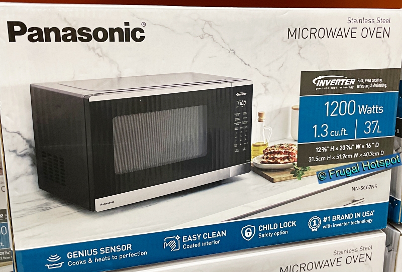 Panasonic 1.3 Cu Ft Microwave Oven | Costco 2325470