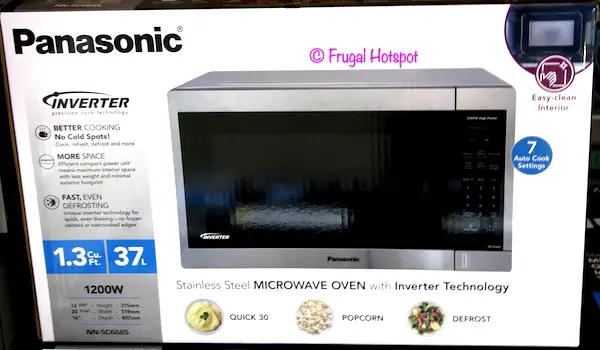Panasonic 1.3 Cu. Ft. Microwave Oven Costco