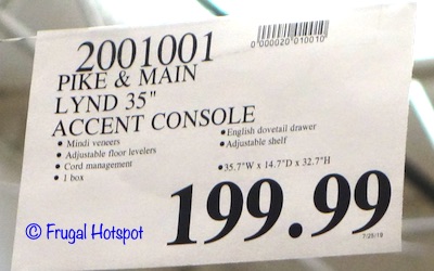 Pike & Main Lynd Accent Console Costco Sale Pike & Main Lynd Accent Console Costco Sale