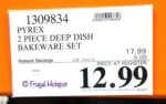 Pyrex Deep Baking Dish Costco Sale Price Pyrex Deep Baking Dish Costco Sale Price