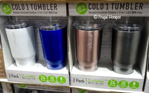 Reduce Cold1 24oz Tumbler with Straw, 2-pack