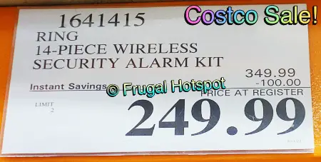 Ring Alarm Security 14-Piece Kit | Costco Sale Price