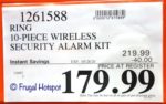 Ring Wireless Security Kit Costco Sale Price