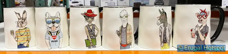 Signature Housewares Incorporated Animal Mugs | Costco Display | Item 1630878