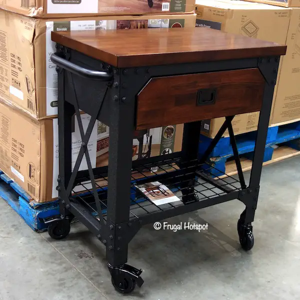 Whalen Bayside Furnishings Vintage Kitchen Cart Costco Display