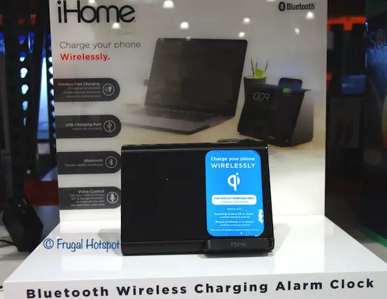 iHome Alarm Clock + Charger Costco Display