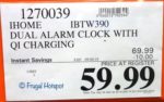 iHome Alarm Clock + Charger Costco Sale Price iHome Alarm Clock + Charger Costco Sale Price