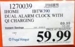 iHome Alarm Clock + Charger Costco Sale Price