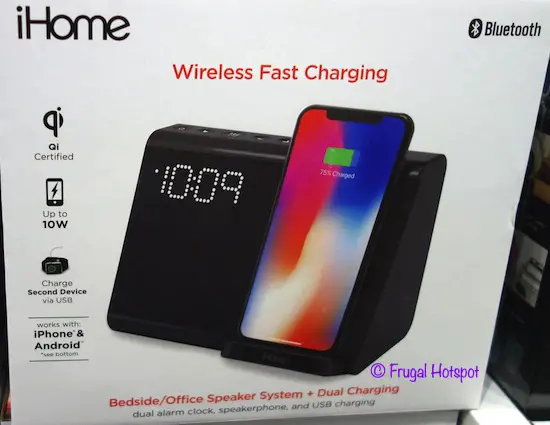 iHome Alarm Clock + Charger Costco