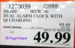 iHome Alarm Clock and Charger Costco Sale Price