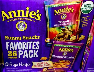 Annie's Organic Bunny Snacks 36-ct Costco