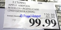 Apple Airpods with Charging Case 2nd gen | Costco Sale Price