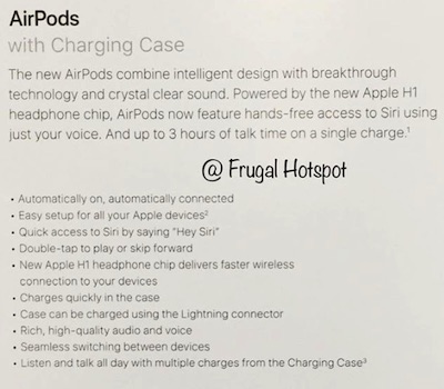 Apple Airpods with Charging Case Costco