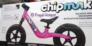 Chipmunk Balance Bike Pink Costco