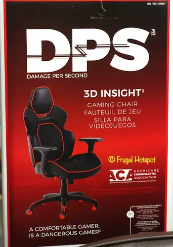 DPS 3D Insight Gaming Chair Red Costco