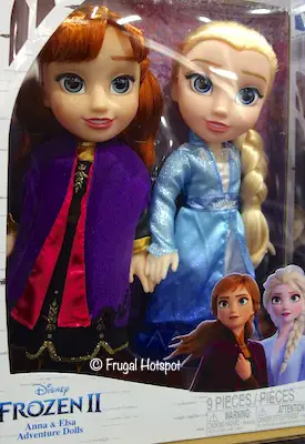 Disney Frozen II Anna & Elsa Adventure Dolls Costco