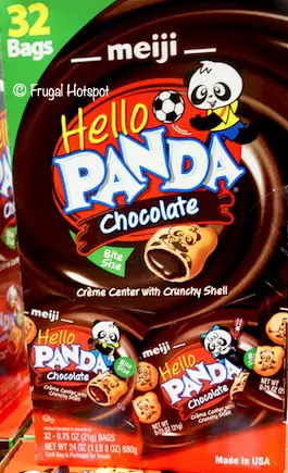 Hello Panda Chocolate Creme Filled Cookie 32 bags Costco