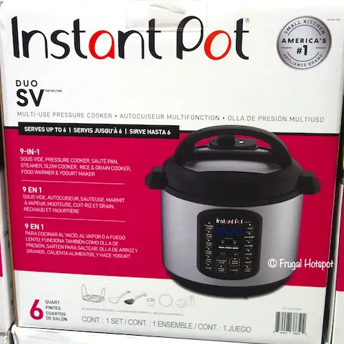 Instant Pot Duo SV 6-Quart Pressure Cooker Costco