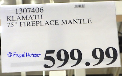 Klamath 75 Fireplace Mantle Costco Price