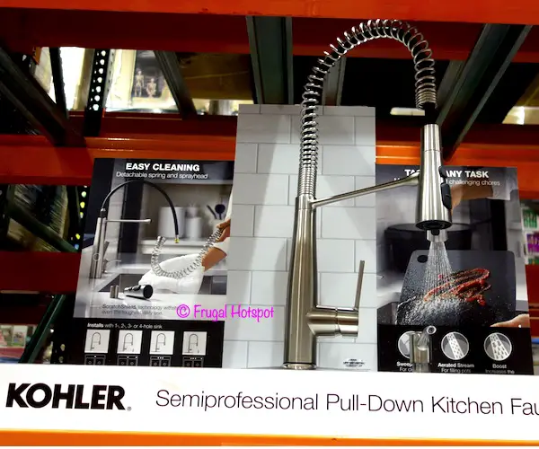 Kohler Semiprofessional Pull-Down Kitchen Faucet Costco Display
