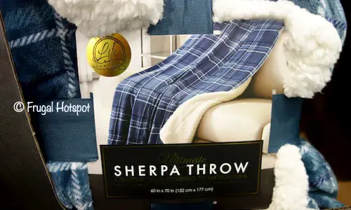 Life Comfort Ultimate Sherpa Throw Costco