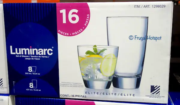 Luminarc Elite Glass Drinkware Costco Luminarc Elite Glass Drinkware Costco