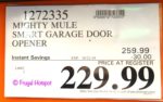 Mighty Mule Smart Garage Door Opener Costco Sale Price