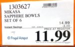 Mikasa Sapphire Bowls Costco Sale Price