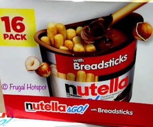 Nutella & Go! with Breadsticks 16-pack Costco