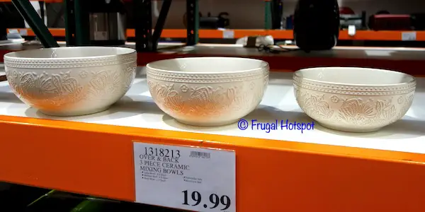 Over & Back Harvest Bowl Set Costco Display