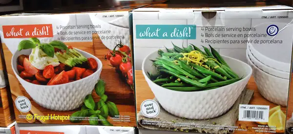Over and Back What a Dish! Porcelain Serving Bowls 4-Count Costco Over and Back What a Dish! Porcelain Serving Bowls 4-Count Costco