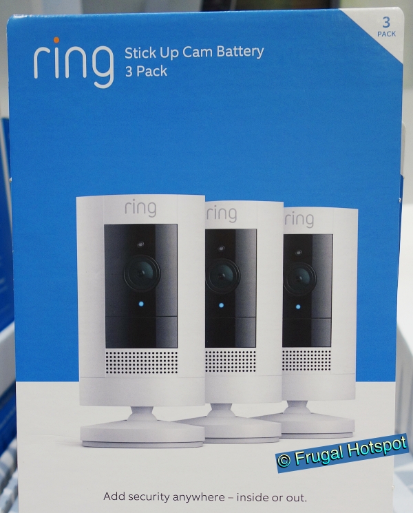 Ring Stick Up Cam Battery (3rd gen) with Mounts 3 pack | Costco
