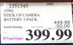 Ring Stick Up Camera Battery 3-Pack Costco Sale Price Ring Stick Up Camera Battery 3-Pack Costco Sale Price