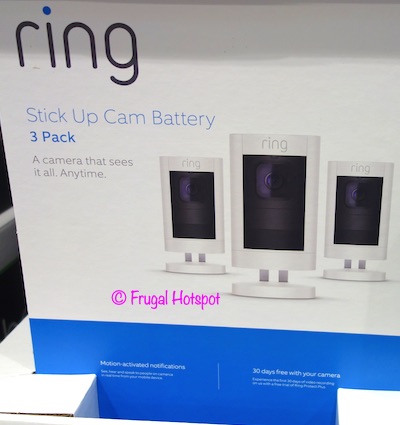 Ring Stick Up Camera Battery 3-Pack Costco