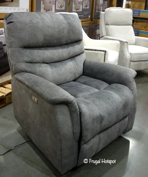 Thomasville Felix Fabric Power Swivel Glider Recliner Costco Display