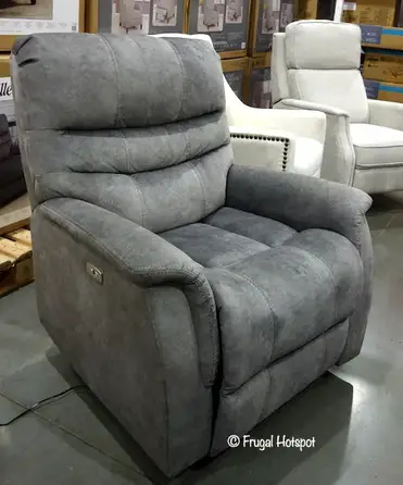 Thomasville Fabric Power Swivel Glider, Leather Power Recliner Chair Costco
