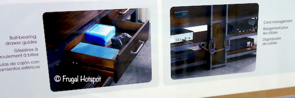 Bayside Furnishings Walton 56 3-in-1 TV Stand Costco Bayside Furnishings Walton 56 3-in-1 TV Stand Costco