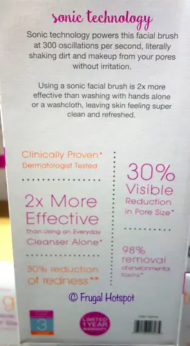 Conair True Glow Sonic Facial Brush with UV Sterilizer Costco Conair True Glow Sonic Facial Brush with UV Sterilizer Costco