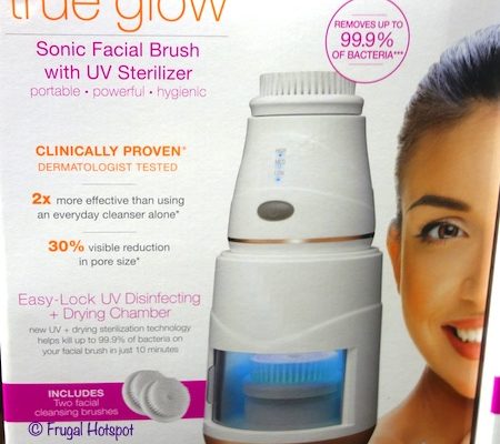 Conair True Glow Sonic Facial Brush with UV Sterilizer Costco