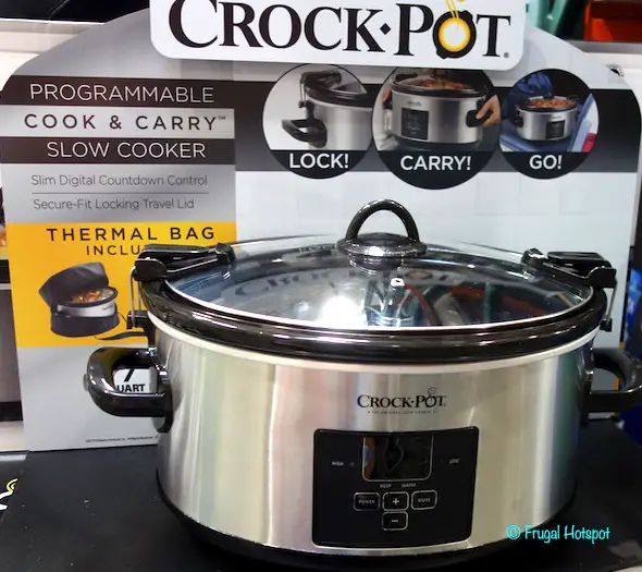 Crock-Pot Cook & Carry 7-Quart Slow Cooker Costco Display