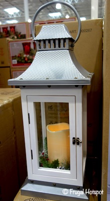 Decorative Lantern LED Flickering Candle Costco