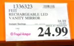 Feit Electric Enhance LED Vanity Mirror Costco Sale Price Feit Electric Enhance LED Vanity Mirror Costco Sale Price