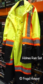 Holmes High Visibility Rain Suit Costco