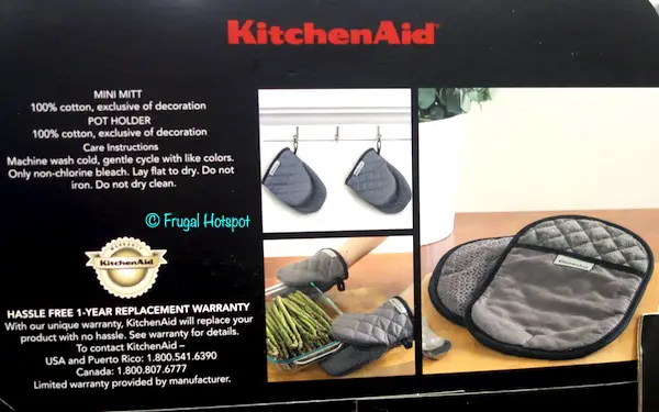 KitchenAid Mini Mitt and Pot Holder Set Costco