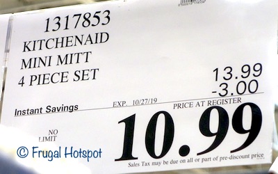 KitchenAid Mini Mitt and Pot Holder Set Costco Sale Price KitchenAid Mini Mitt and Pot Holder Set Costco Sale Price