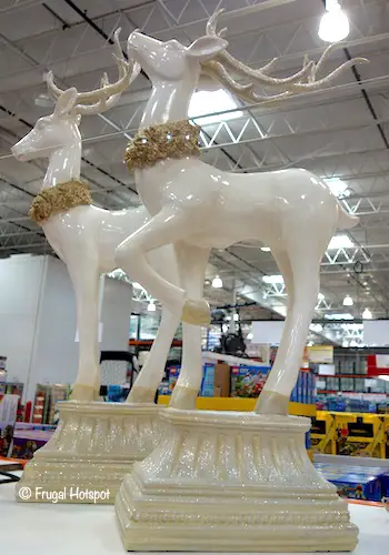 LED Lighted Deer on Pedestals Costco