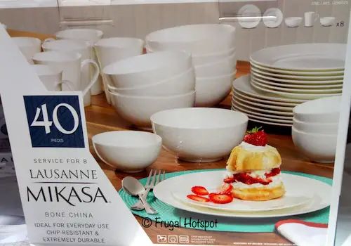 Mikasa Lausanne Bone China Dinnerware Service Costco