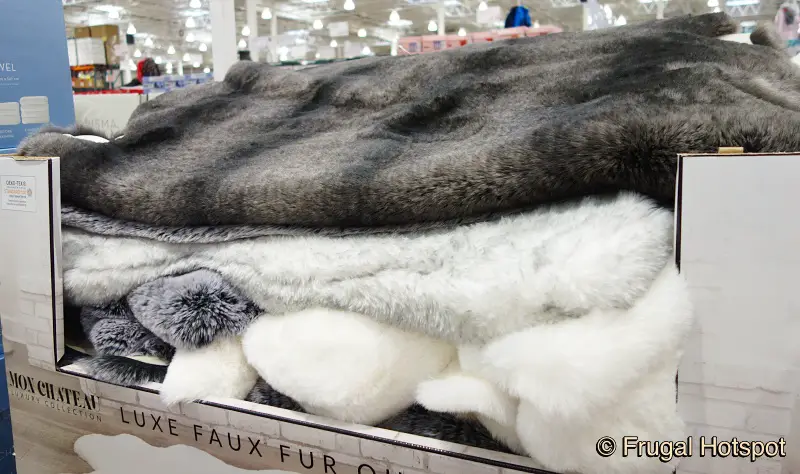 Mon Chateau Faux Fur Quad Rug | Costco