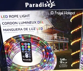 Paradise LED Color Changing 18' Rope Light Costco