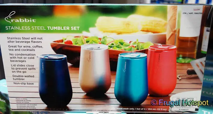 Rabbit Wine Tumbler Set | info | Costco